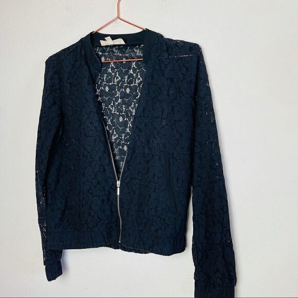 NWOT Sweet Wanderer Black Lace Jacket Medium - Picture 2 of 6